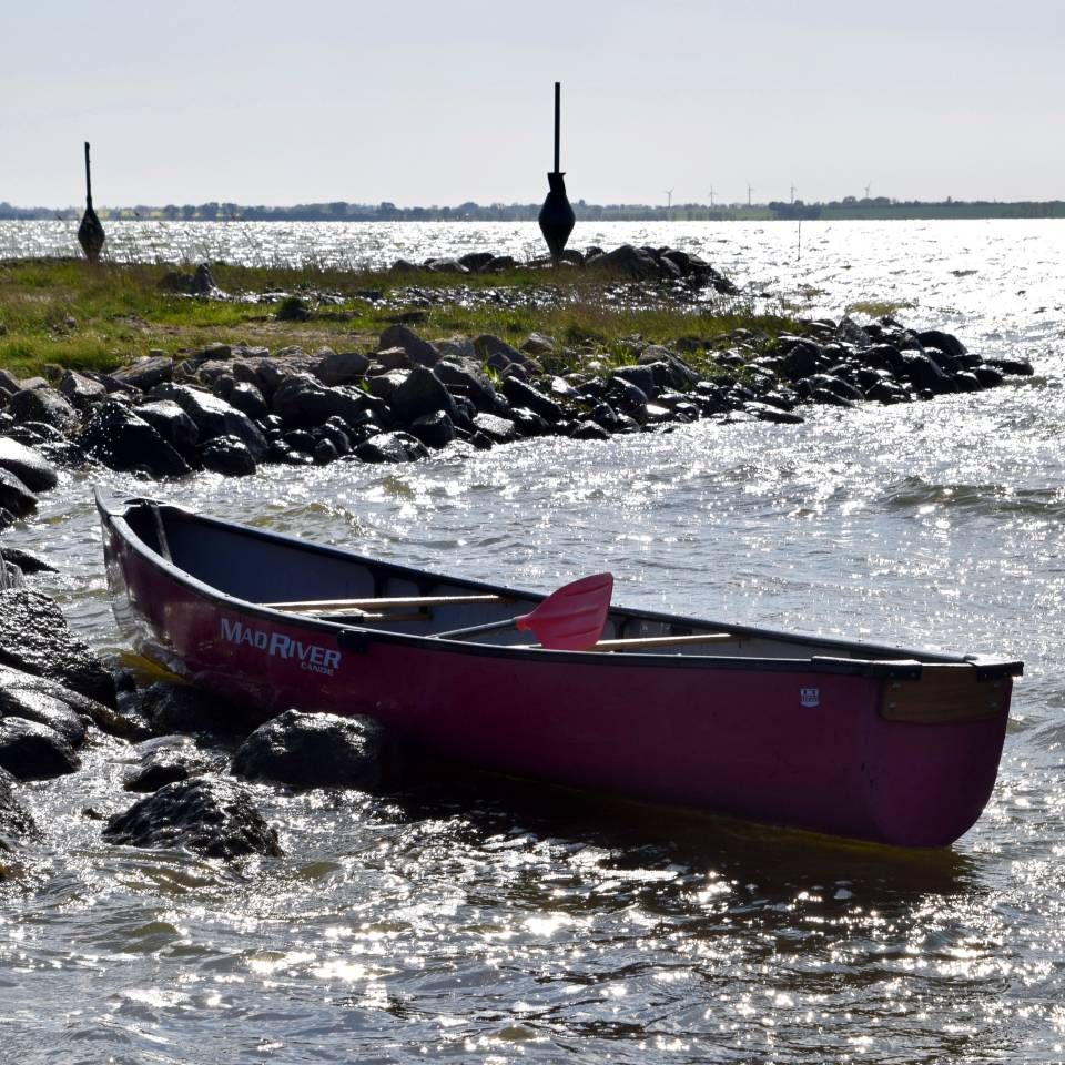 Kanu auf dem Bodden - Bio Urlaub auf Gut Nisdorf an der Ostsee