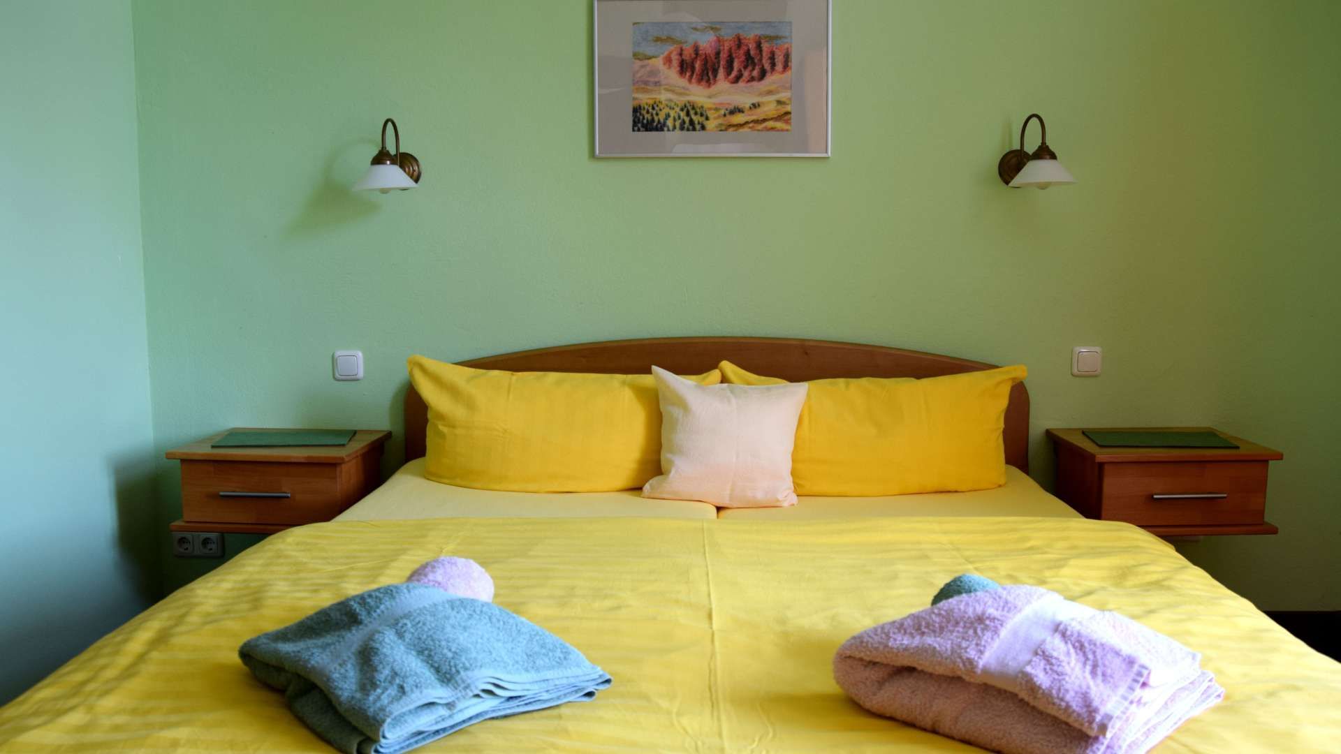 Schlafzimmer - Bio Urlaub auf Gut Nisdorf an der Ostsee